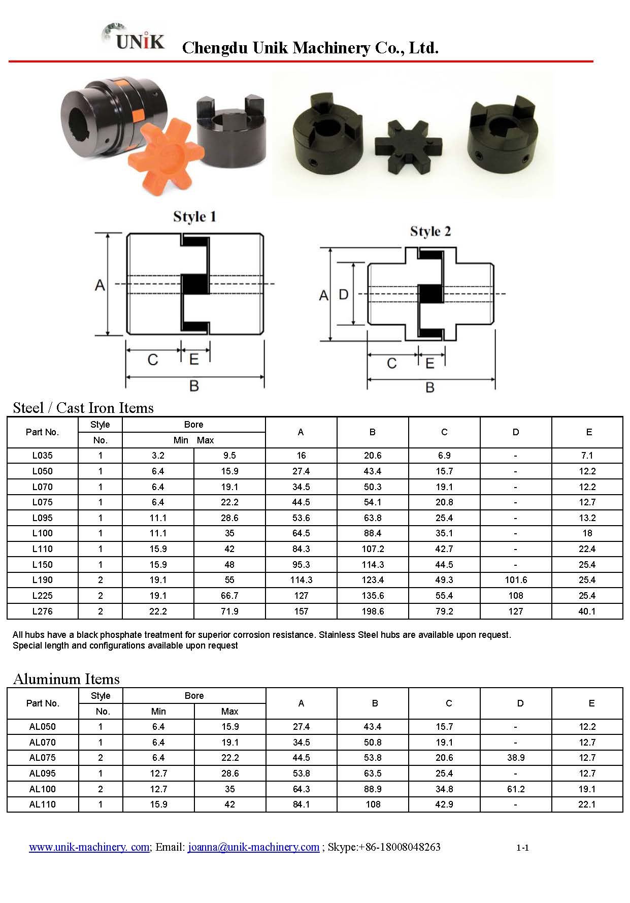 Straight Jaw Coupling L type - Buy Curved Jaw Coupling Grooving type ...